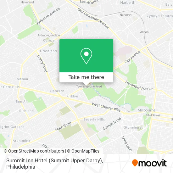 Summit Inn Hotel (Summit Upper Darby) map