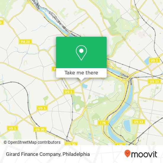 Girard Finance Company map