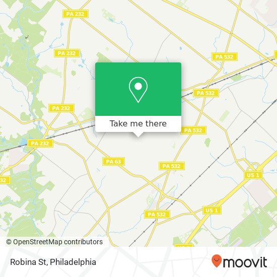 Robina St map