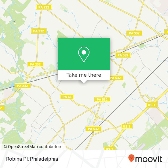 Robina Pl map