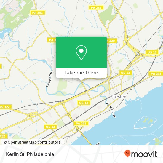 Kerlin St map