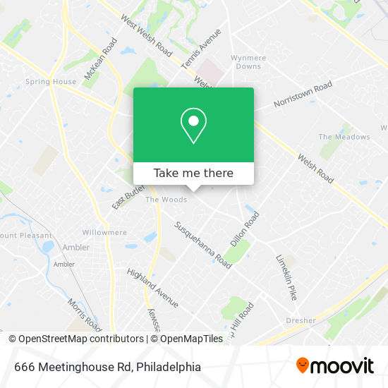 666 Meetinghouse Rd map