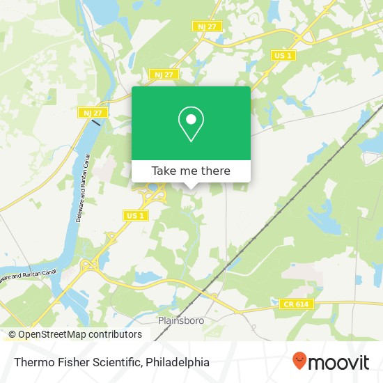 Mapa de Thermo Fisher Scientific