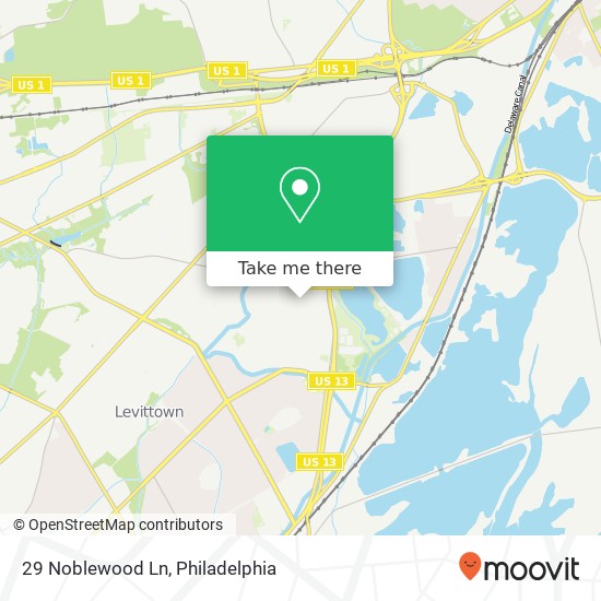 Mapa de 29 Noblewood Ln