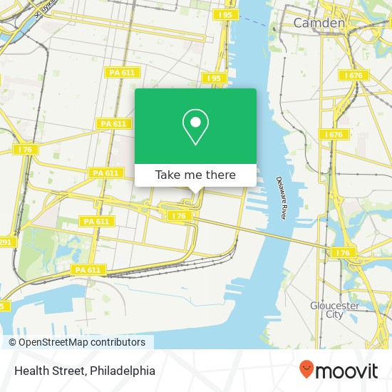 Health Street map