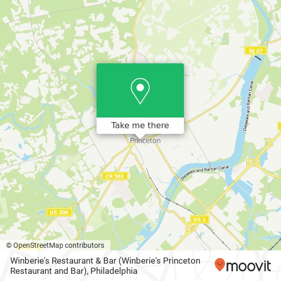 Winberie's Restaurant & Bar (Winberie's Princeton Restaurant and Bar) map