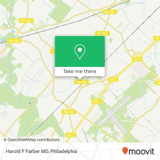 Harold F Farber MD map