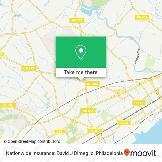 Nationwide Insurance: David J Dimeglio map