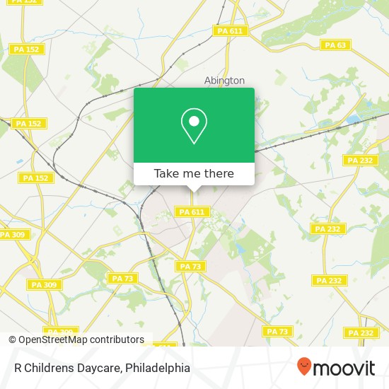 R Childrens Daycare map