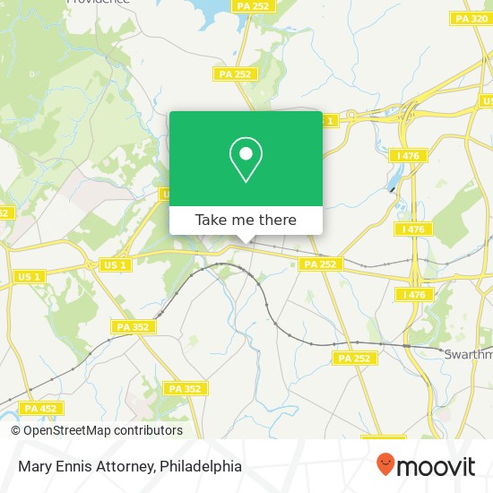 Mary Ennis Attorney map