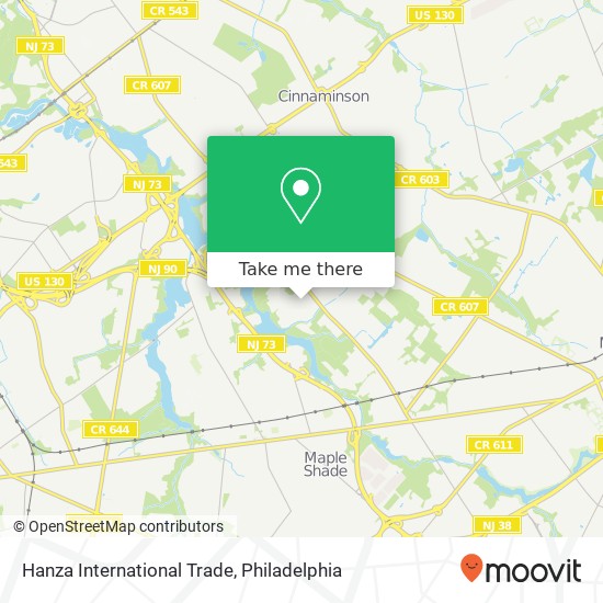 Hanza International Trade map