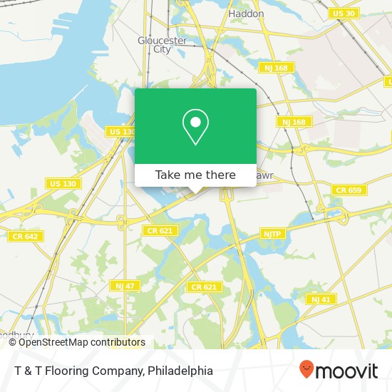 T & T Flooring Company map