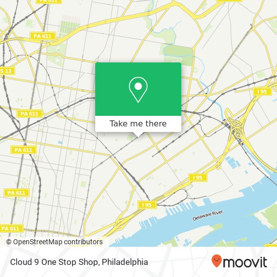 Cloud 9 One Stop Shop map