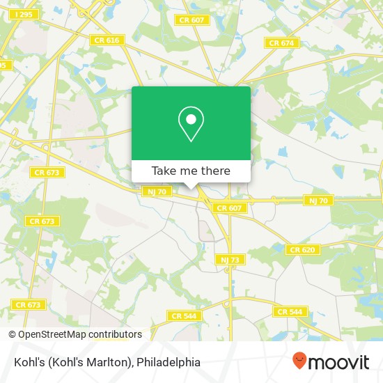 Kohl's (Kohl's Marlton) map