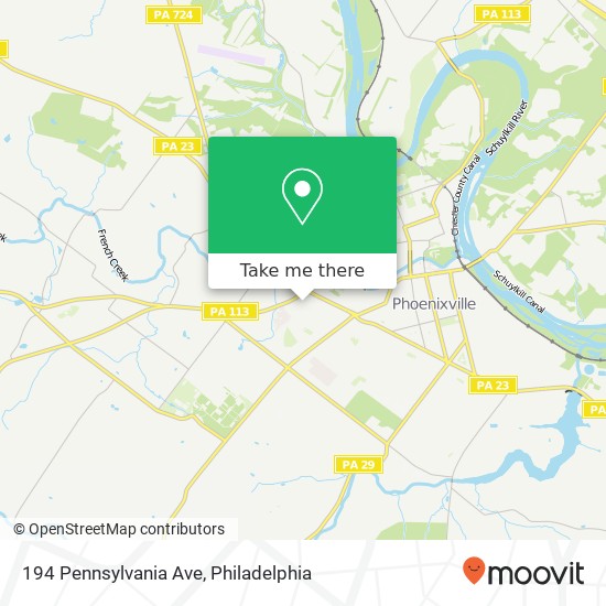 194 Pennsylvania Ave map