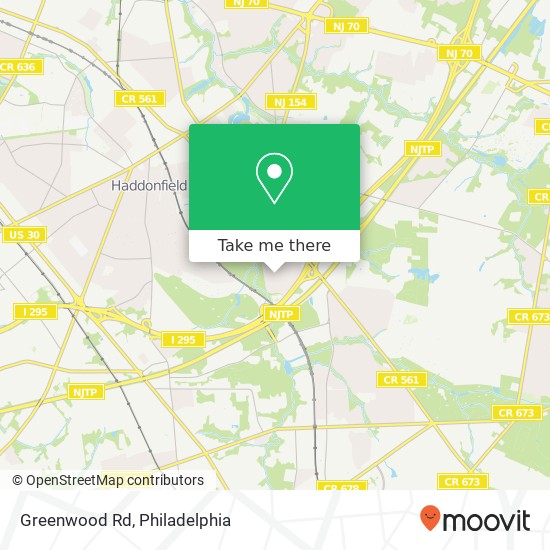 Mapa de Greenwood Rd