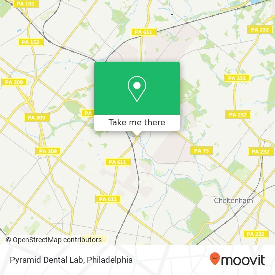 Pyramid Dental Lab map