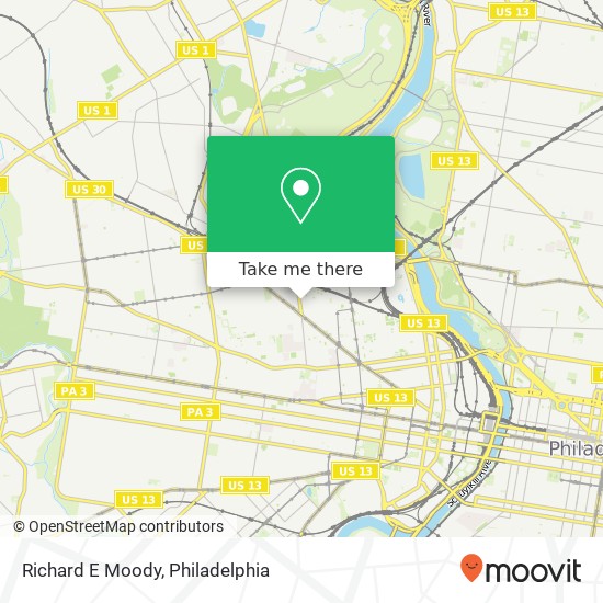 Richard E Moody map