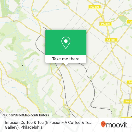 Infusion Coffee & Tea (InFusion - A Coffee & Tea Gallery) map