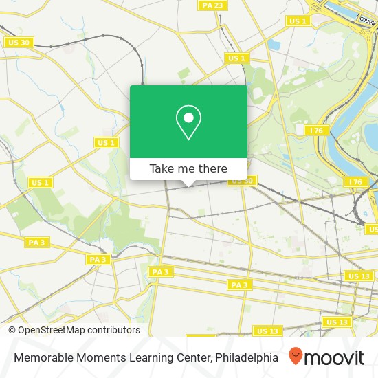 Mapa de Memorable Moments Learning Center