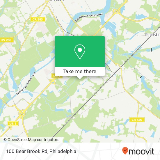 Mapa de 100 Bear Brook Rd