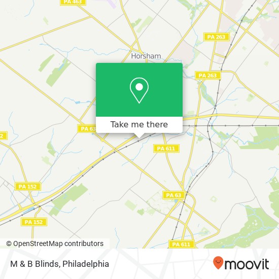 Mapa de M & B Blinds