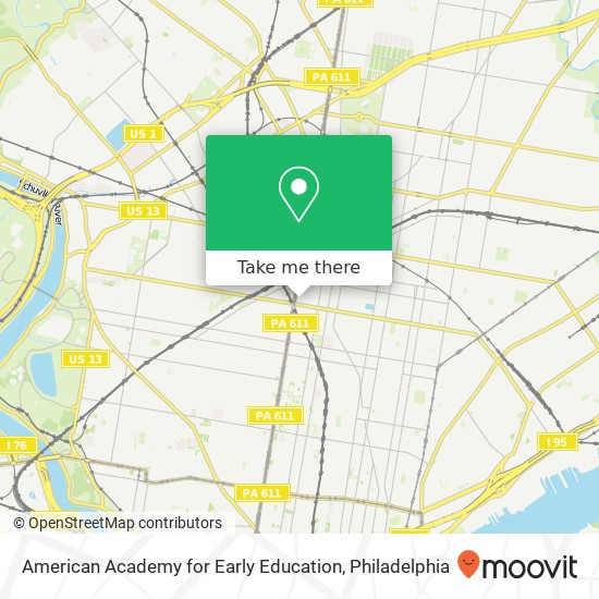 American Academy for Early Education map