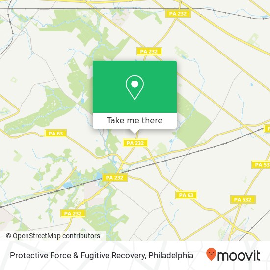 Protective Force & Fugitive Recovery map