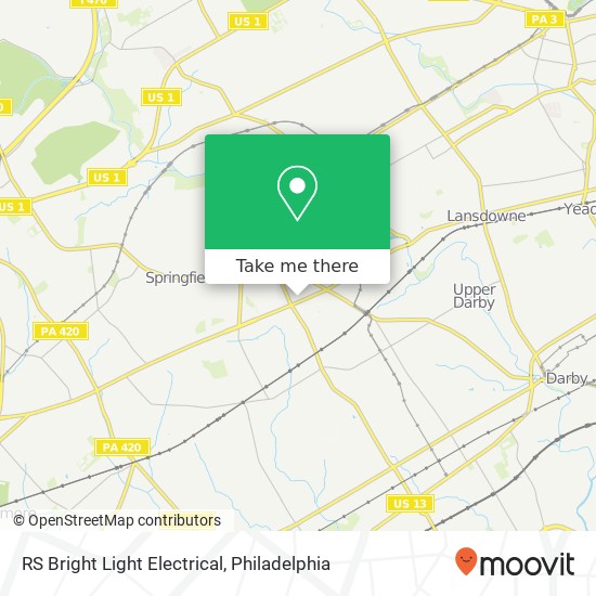 RS Bright Light Electrical map