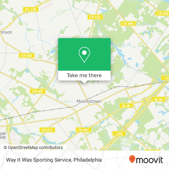 Way It Was Sporting Service map