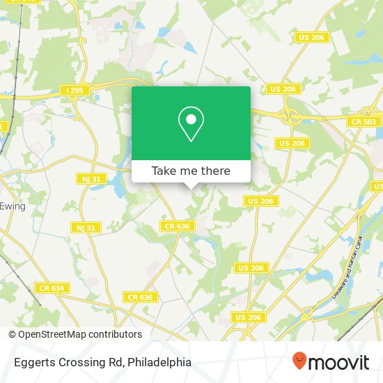 Eggerts Crossing Rd map