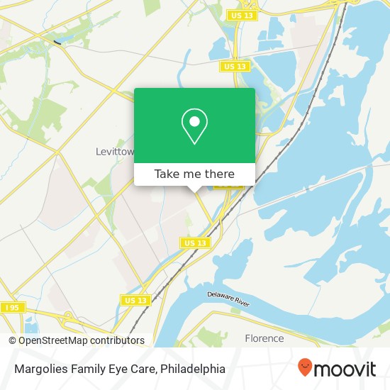 Margolies Family Eye Care map