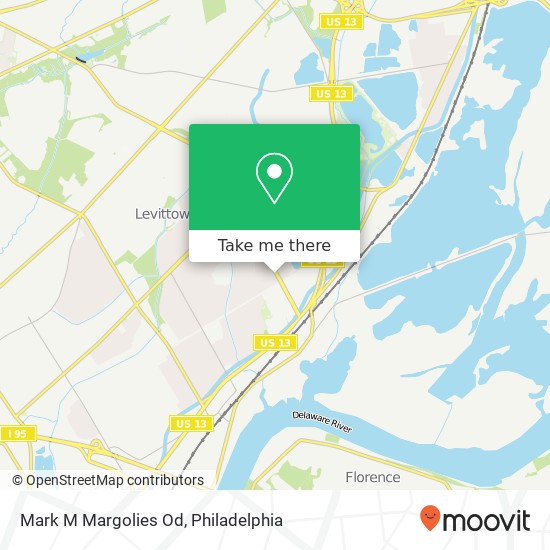 Mapa de Mark M Margolies Od