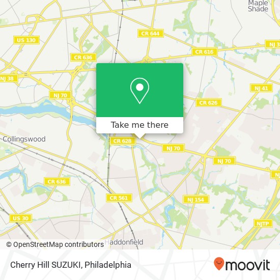 Cherry Hill SUZUKI map