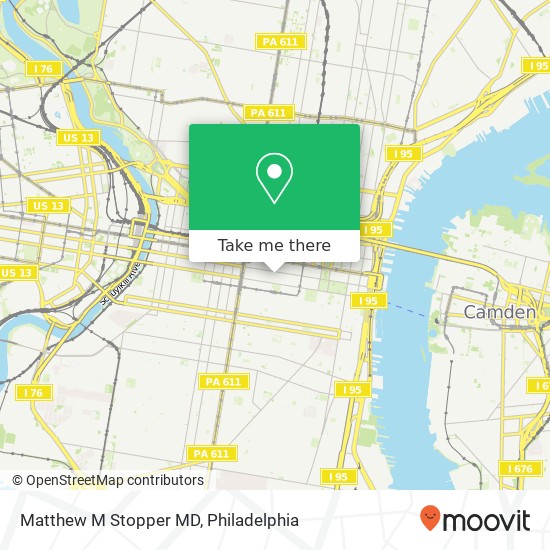 Matthew M Stopper MD map