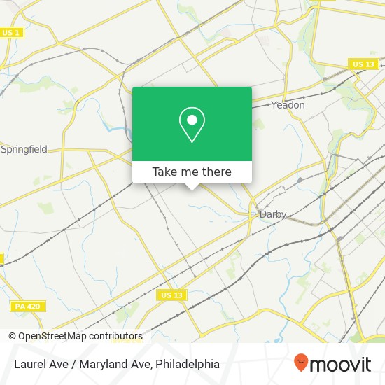 Mapa de Laurel Ave / Maryland Ave