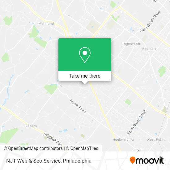 NJT Web & Seo Service map
