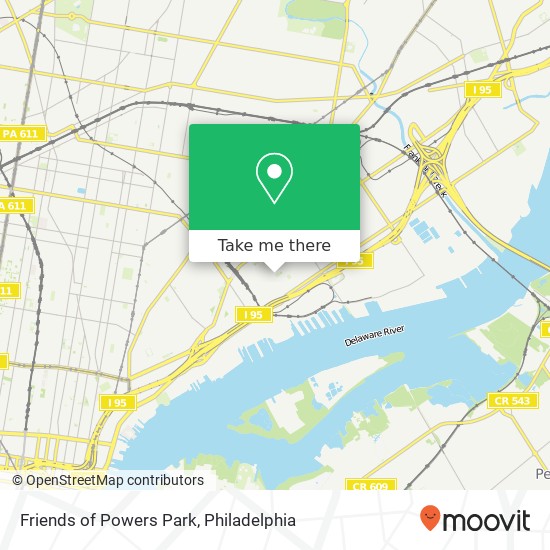 Mapa de Friends of Powers Park