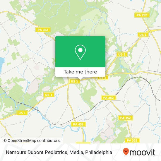 Mapa de Nemours Dupont Pediatrics, Media