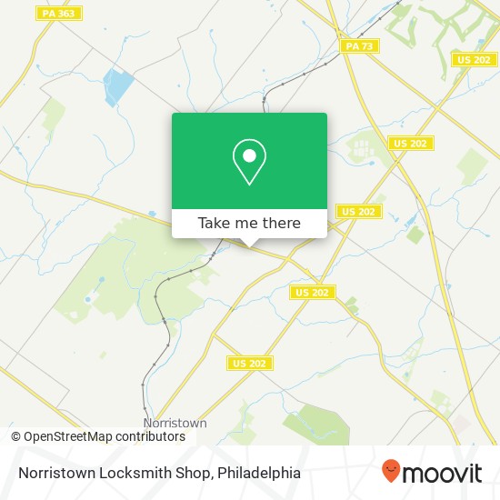 Norristown Locksmith Shop map