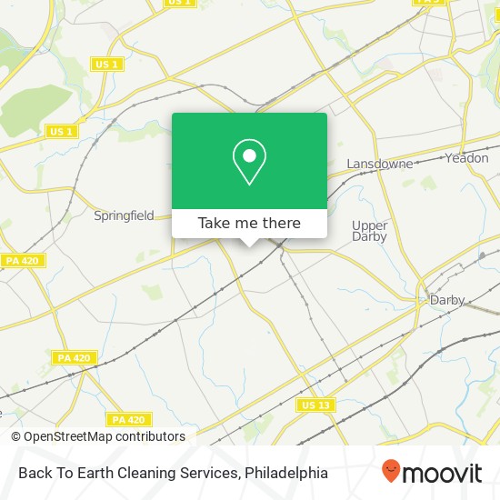 Back To Earth Cleaning Services map