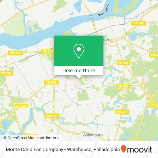 Mapa de Monte Carlo Fan Company - Warehouse