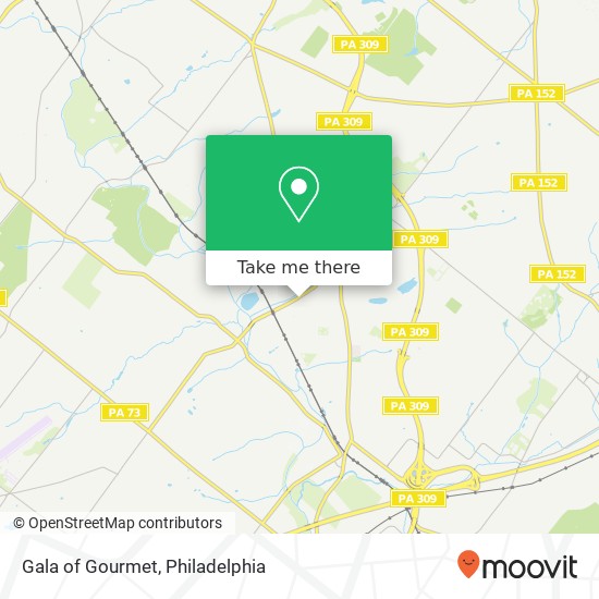 Mapa de Gala of Gourmet