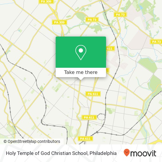 Holy Temple of God Christian School map