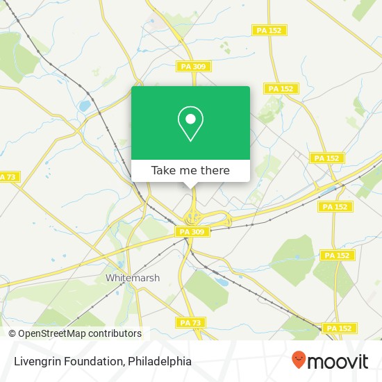 Livengrin Foundation map