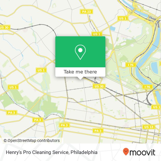 Mapa de Henry's Pro Cleaning Service