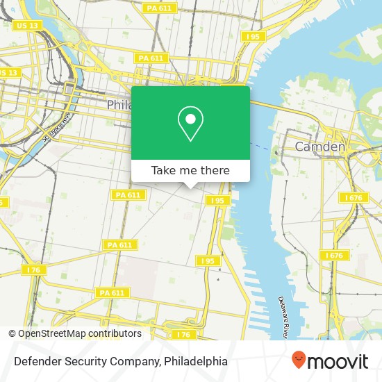 Defender Security Company map