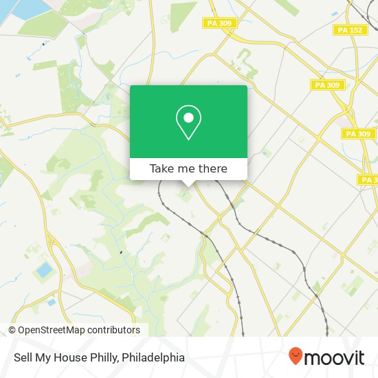 Mapa de Sell My House Philly