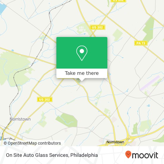 On Site Auto Glass Services map