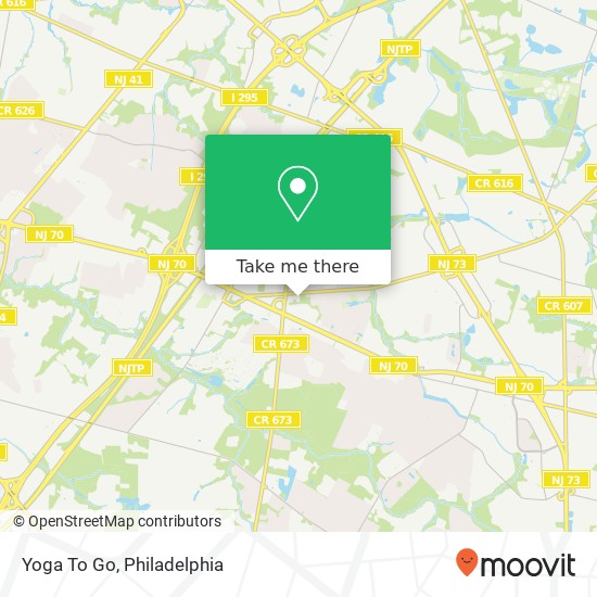 Yoga To Go map